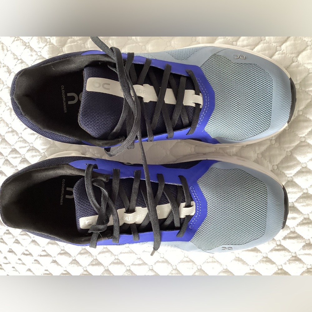 On Cloud Chambray/Midnight Running Trainer Sneakers 9W - Picture 13 of 13